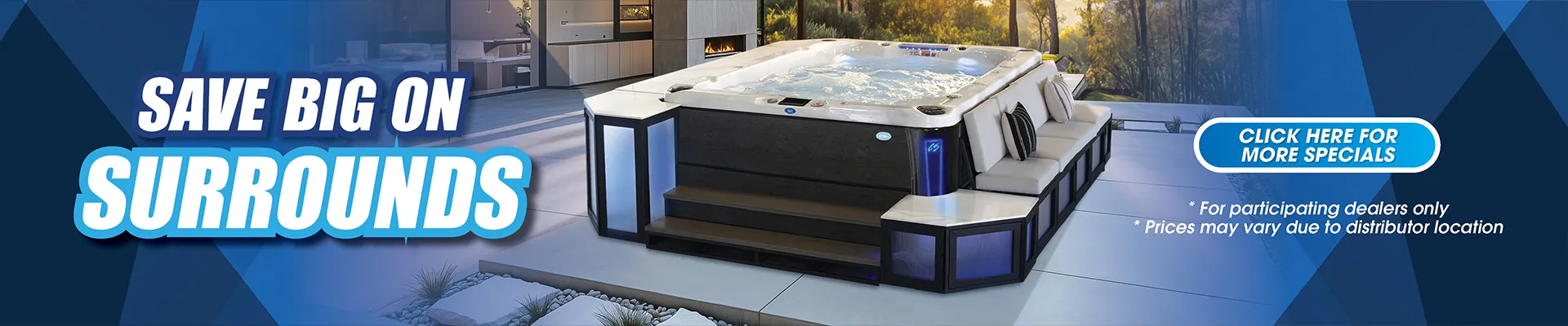 Calspas hot tub being used in a family setting - Johnston